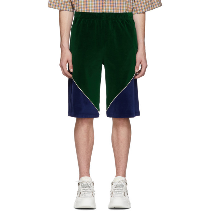 gucci velvet shorts