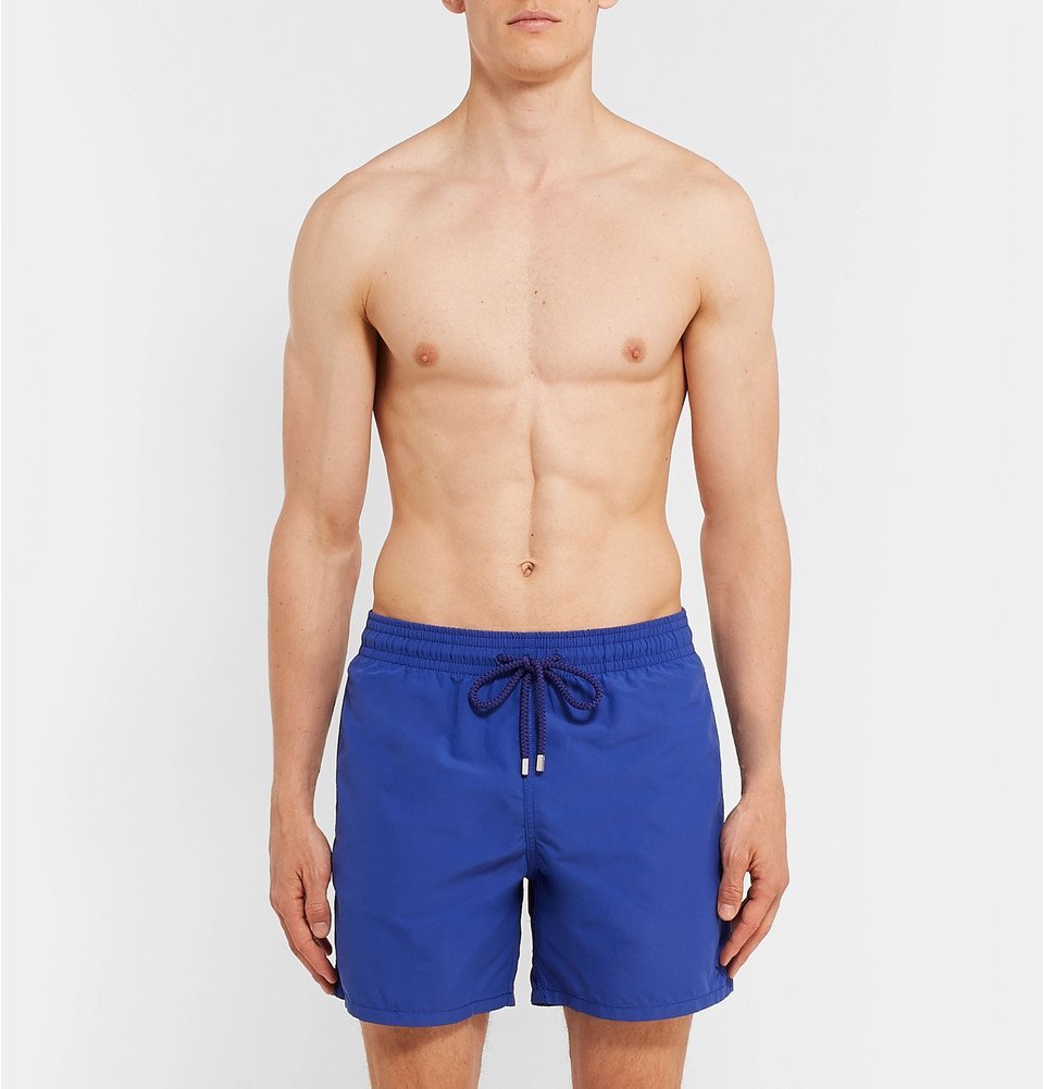 Vilebrequin - Moorea Mid-Length Water-Reactive Swim Shorts - Men - Blue ...