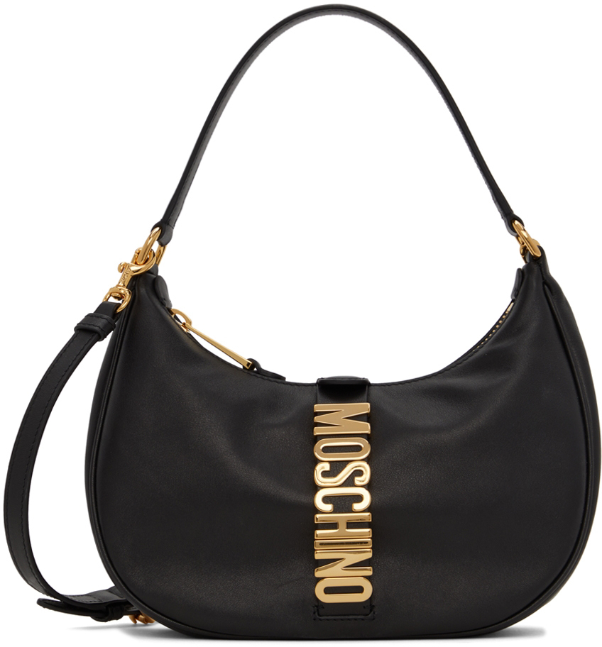 Moschino Black Logo Belt Bag Moschino