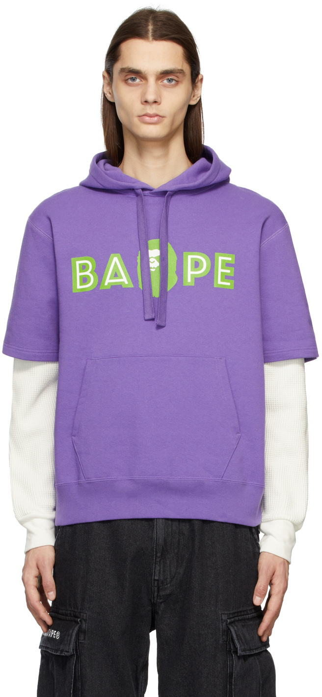 Photo: BAPE Purple Mad Face Hoodie