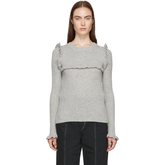 see by chloe ruffle sweater