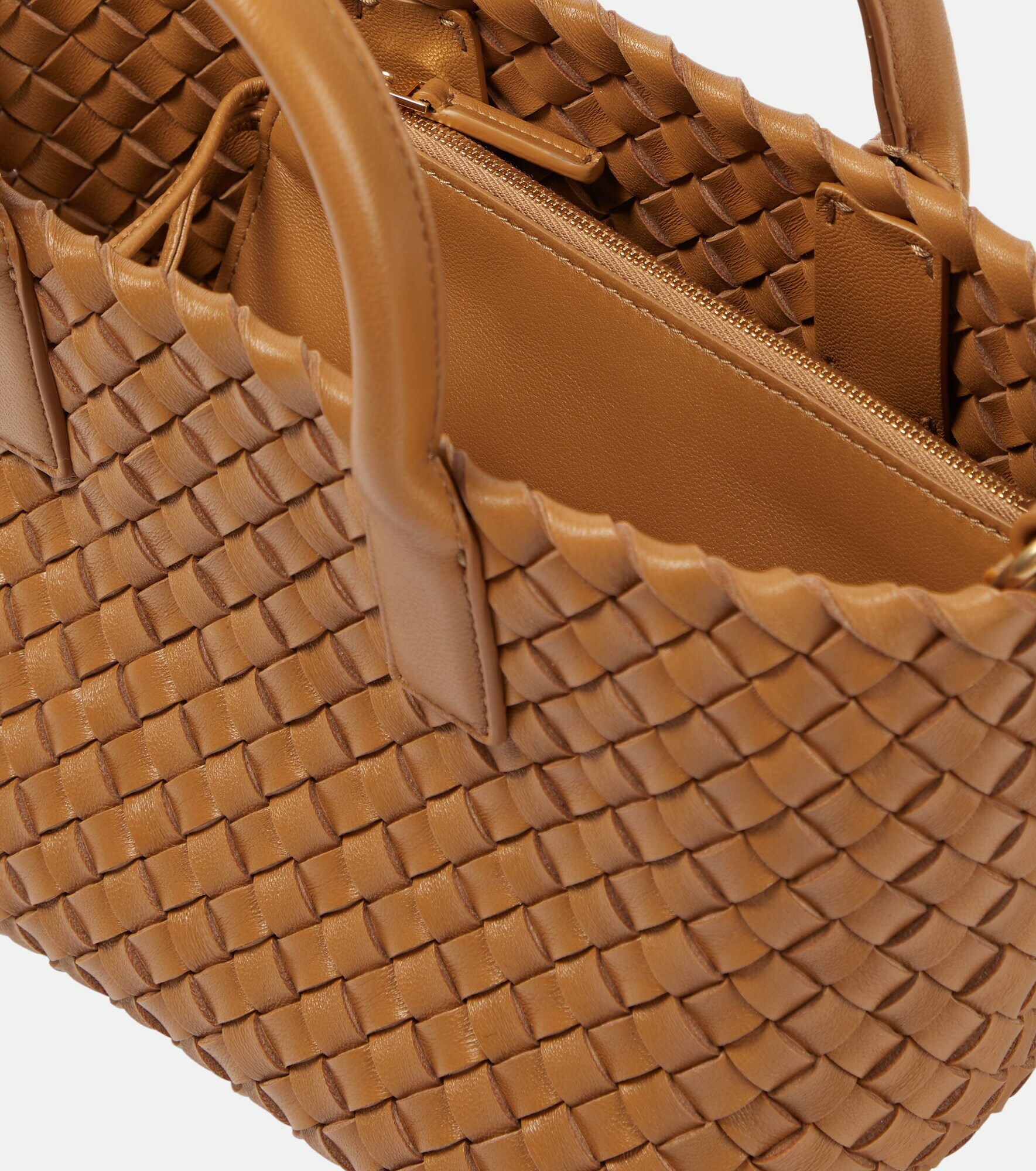 Bottega Mini Cabat Small leather tote Bottega