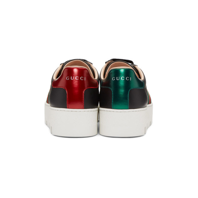 Gucci Black Ace Platform Sneakers Gucci