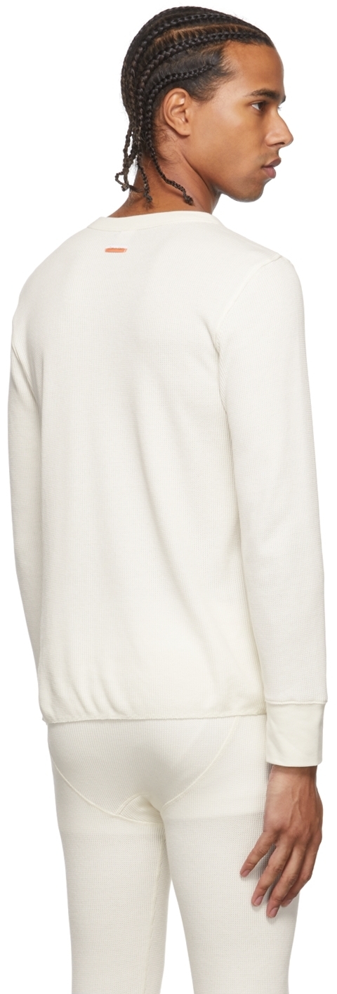 Heron Preston for Calvin Klein White Season 2 Thermal Long Sleeve T-Shirt  Heron Preston