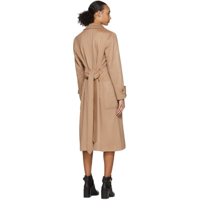 burberry sherringham cashmere wrap coat