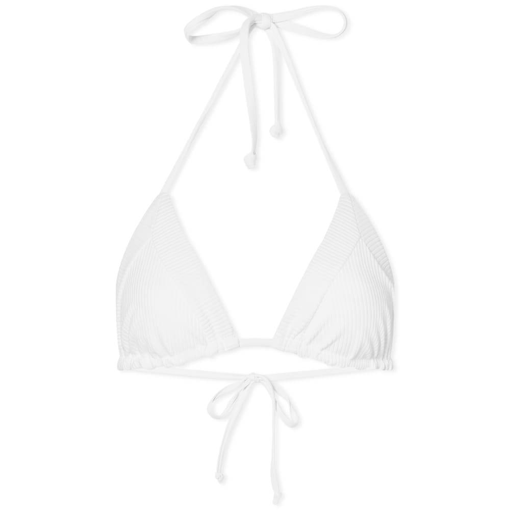 Frankies Bikinis Sky Ribbed Top Frankies Bikinis