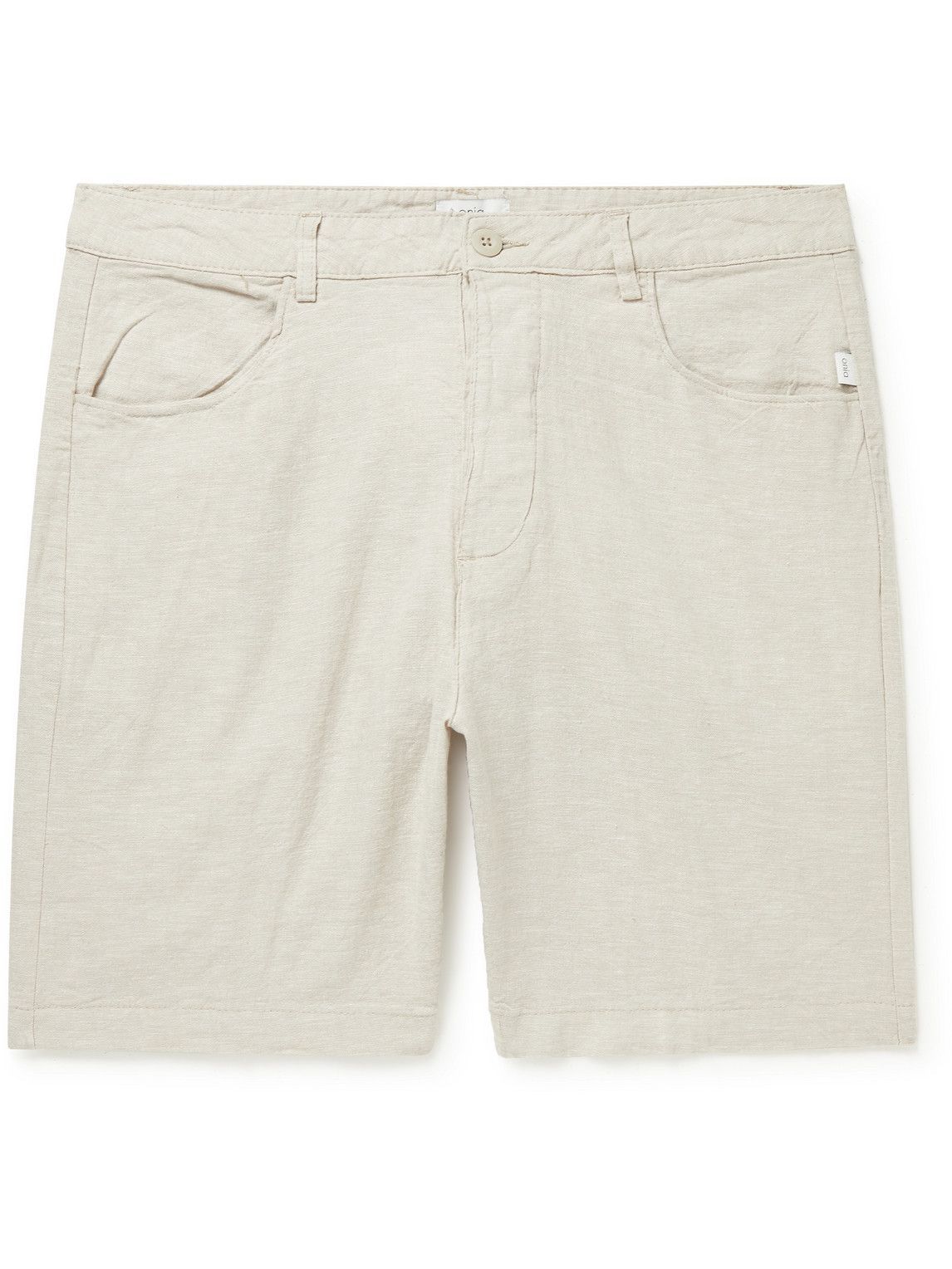Onia - Straight-Leg Linen-Blend Shorts - Neutrals Onia