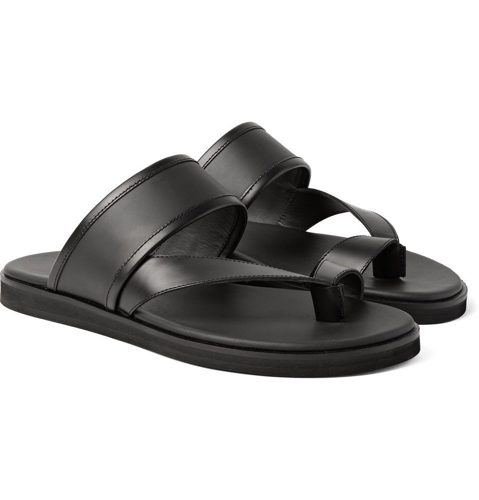 WANT LES ESSENTIELS - Mateos Leather Sandals - Men - Black Want Les ...