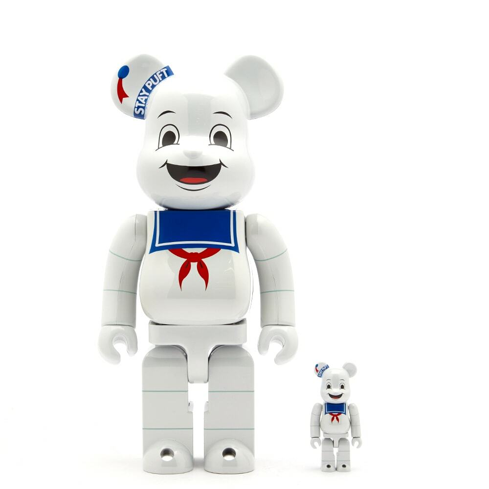 Stay Puft Marshmallow Man White Chrome BeRbrick in Multi 100