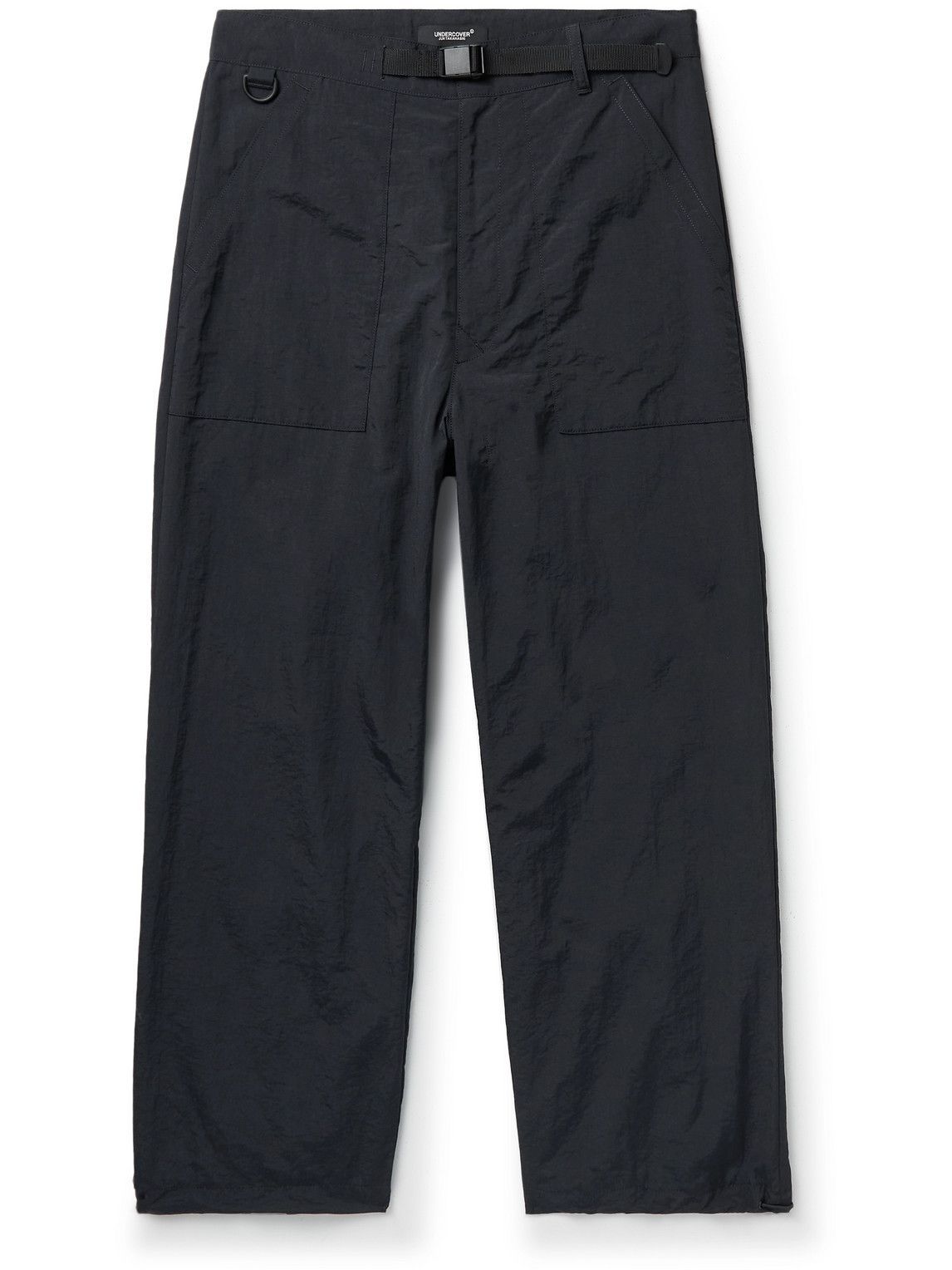 UNDERCOVER - Straight-Leg Belted Nylon Trousers - Black Undercover