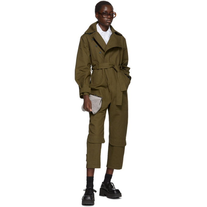 Stella McCartney Khaki Military Jumpsuit Stella McCartney