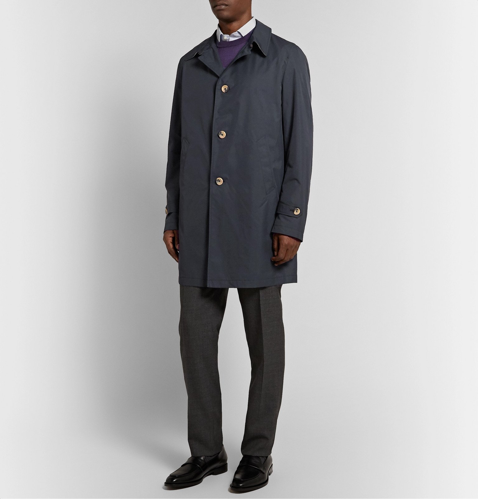 Canali - Shell Raincoat - Blue Canali