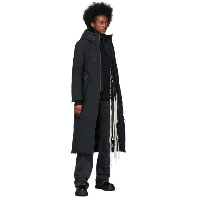 Mackage SSENSE Exclusive Black Down Rebeka Coat Mackage