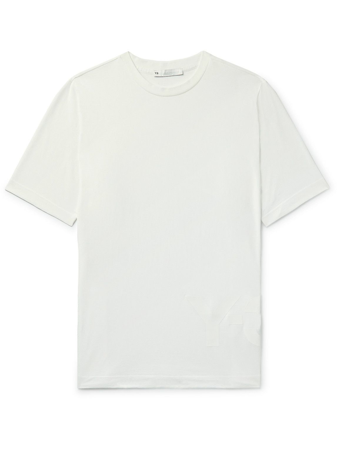 Y-3 - CH1 Logo-Print Cotton-Jersey T-Shirt - White Y-3