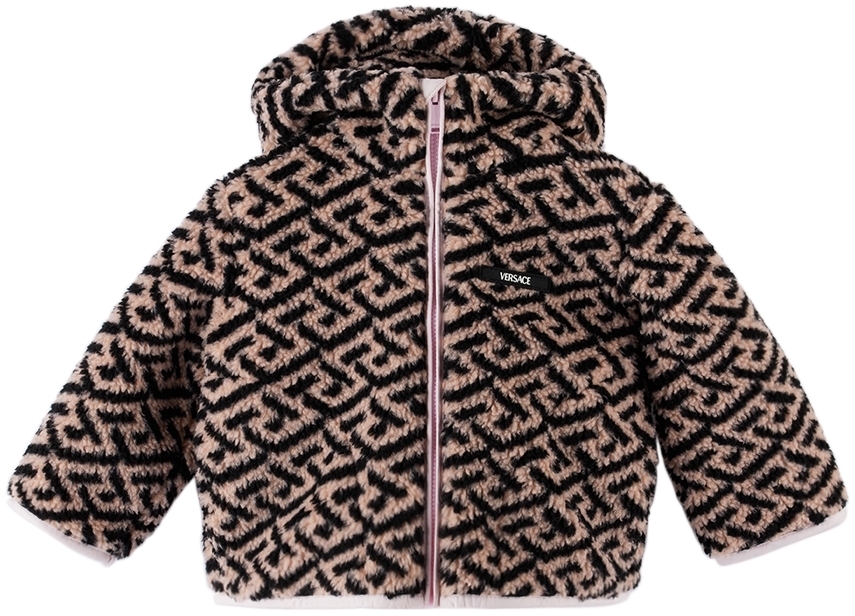 Versace Baby Pink 'La Greca' Jacket Versace