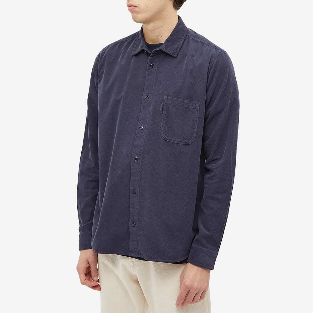 YMC Men's Cord Curtis Shirt in Navy YMC