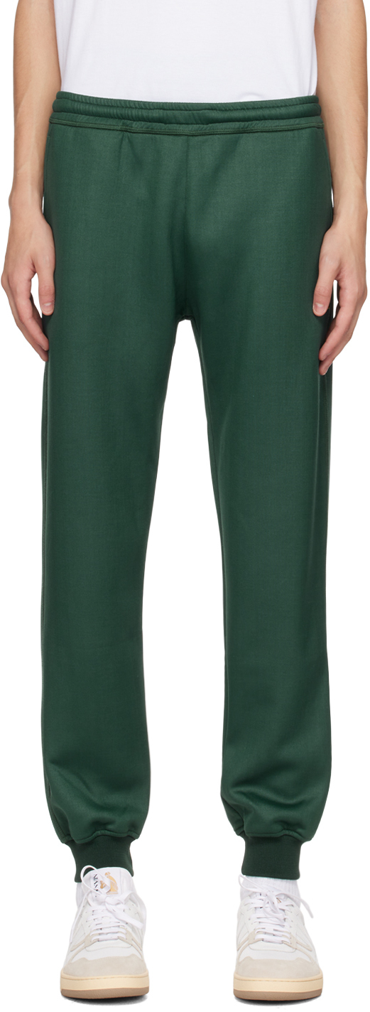 Photo: Lanvin Green Embroidered Lounge Pants