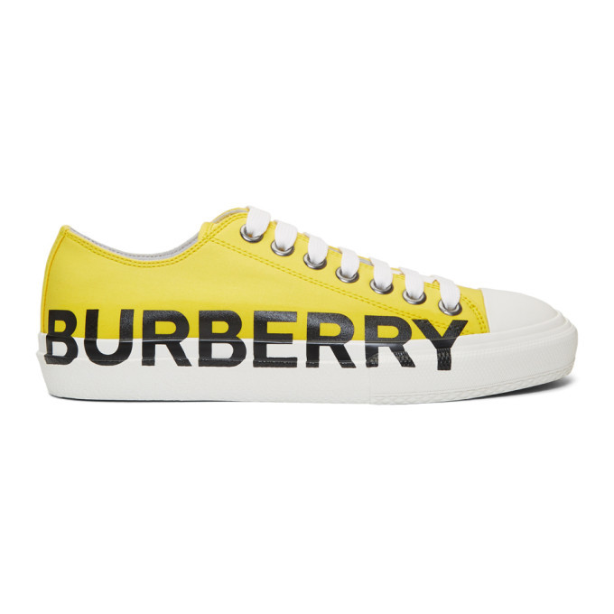 Burberry Yellow Larkhall Sneakers Burberry