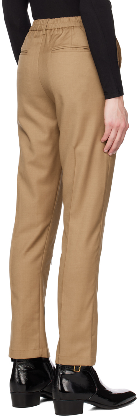 The World Is Your Oyster Khaki Zip Trousers