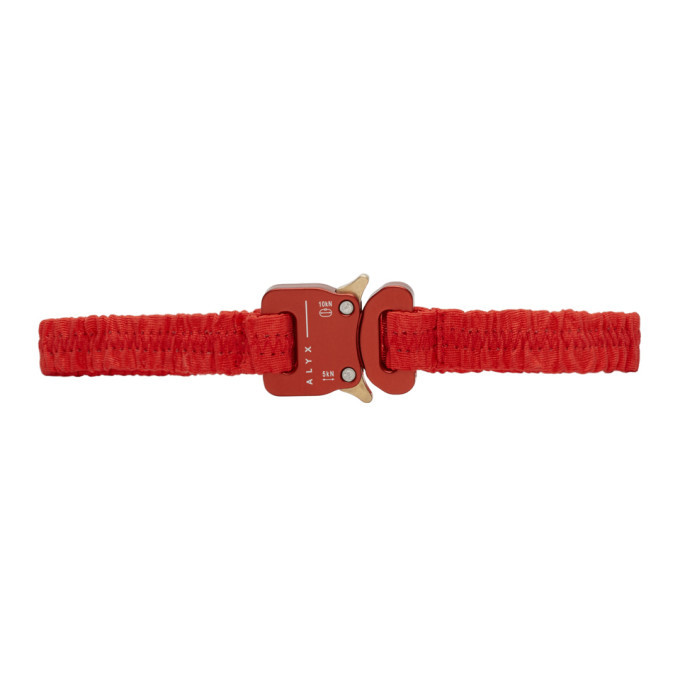 Photo: Alyx SSENSE Exclusive Red Buckle Choker