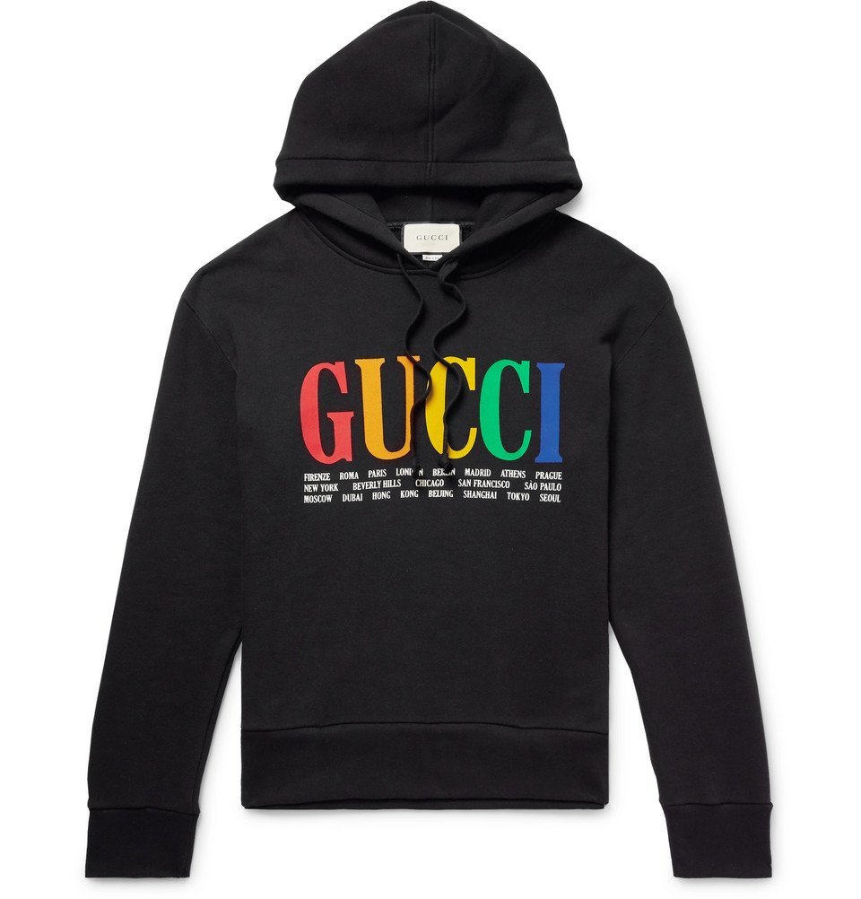 gucci square logo hoodie