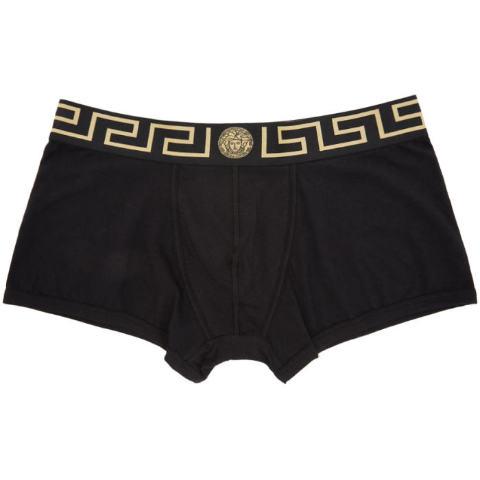 Versace Underwear Black Medusa Boxer Briefs Versace Underwear