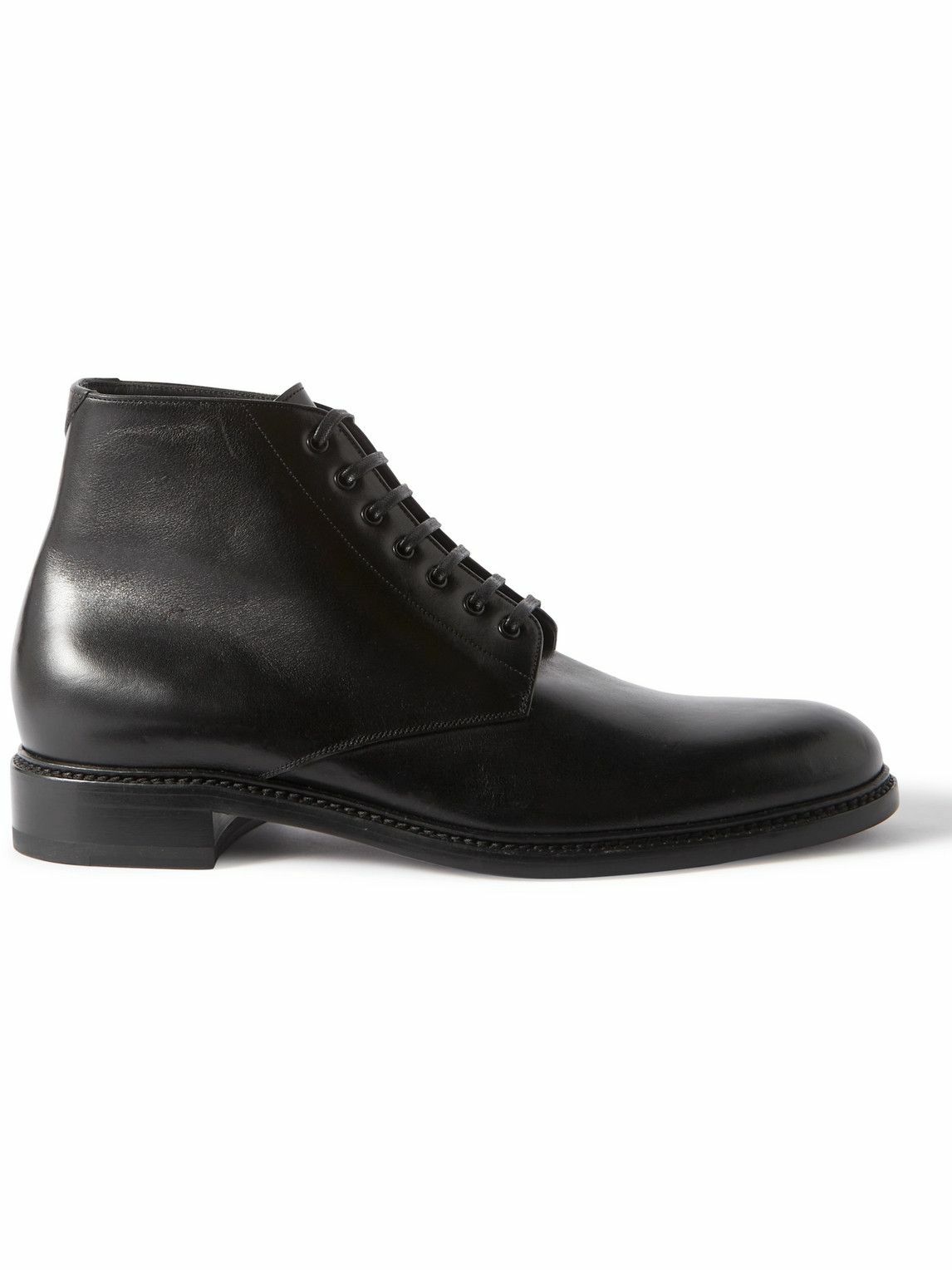 SAINT LAURENT - Army Leather Desert Boots - Black Saint Laurent