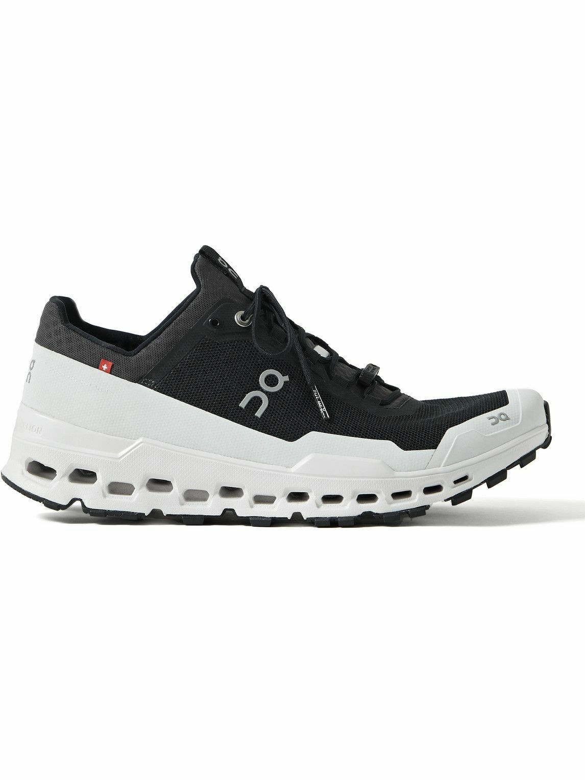 ON - Cloudultra Rubber-Trimmed Mesh Trail Running Sneakers - Black On