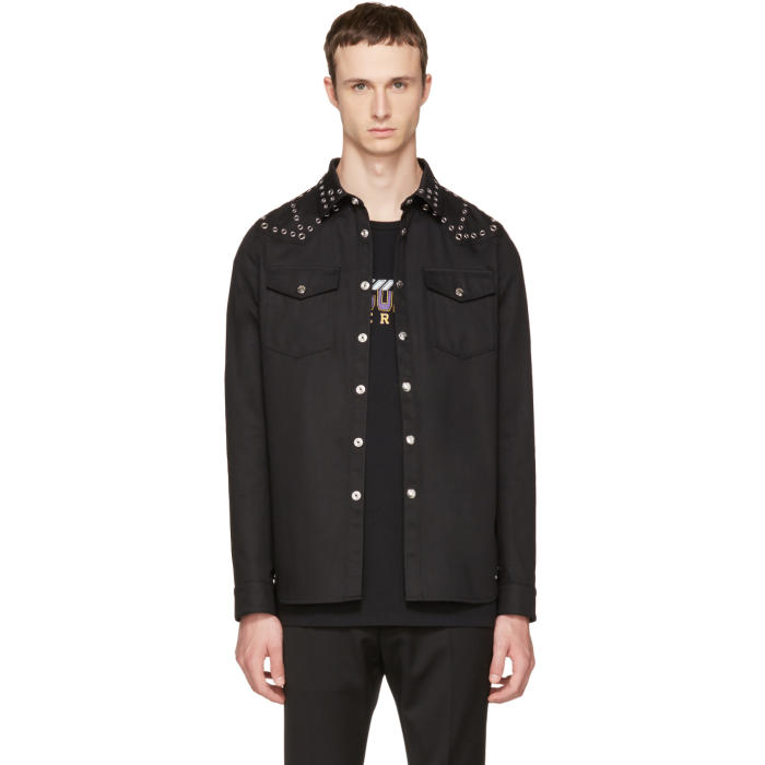 Valentino Black Eyelet Jacket Valentino