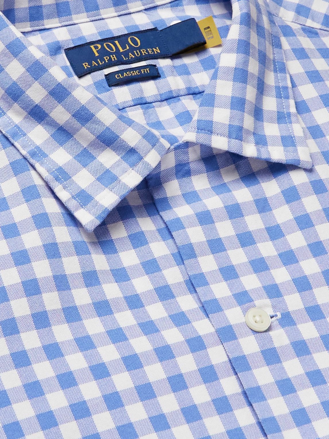 Polo Ralph Lauren - Logo-Embroidered Checked Cotton Oxford Shirt - Blue