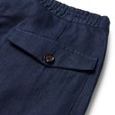 OLIVER SPENCER - Linen Trousers - Blue
