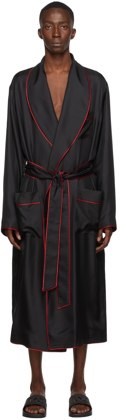 dolce and gabbana silk robe