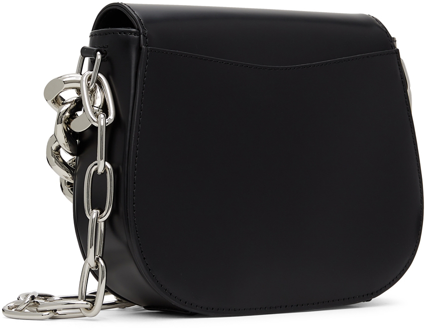 KARA Black Chain Saddle Bag Kara