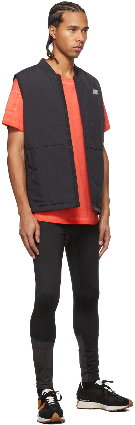 New Balance Black Running Insulated Vest