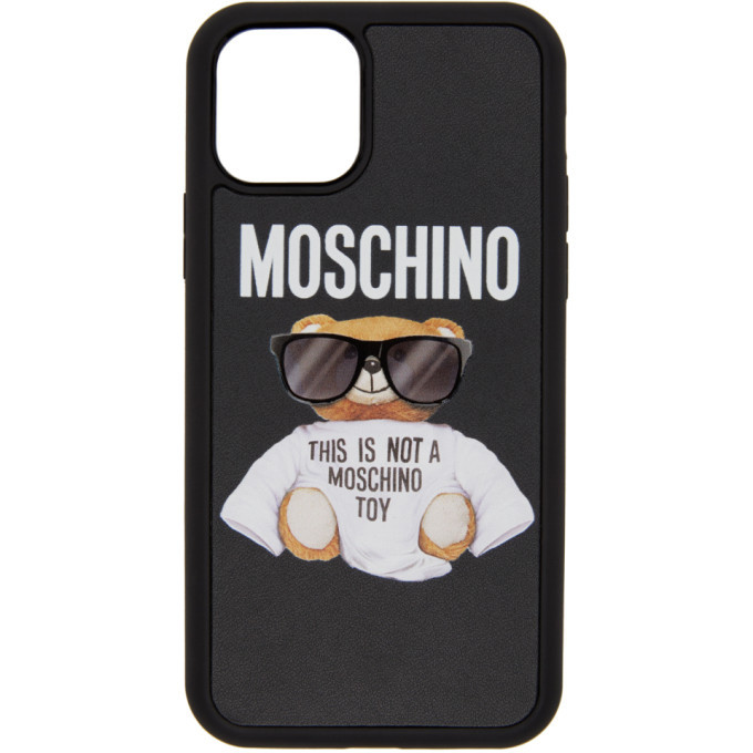 Moschino Black Bear Iphone 11 Pro Case Moschino