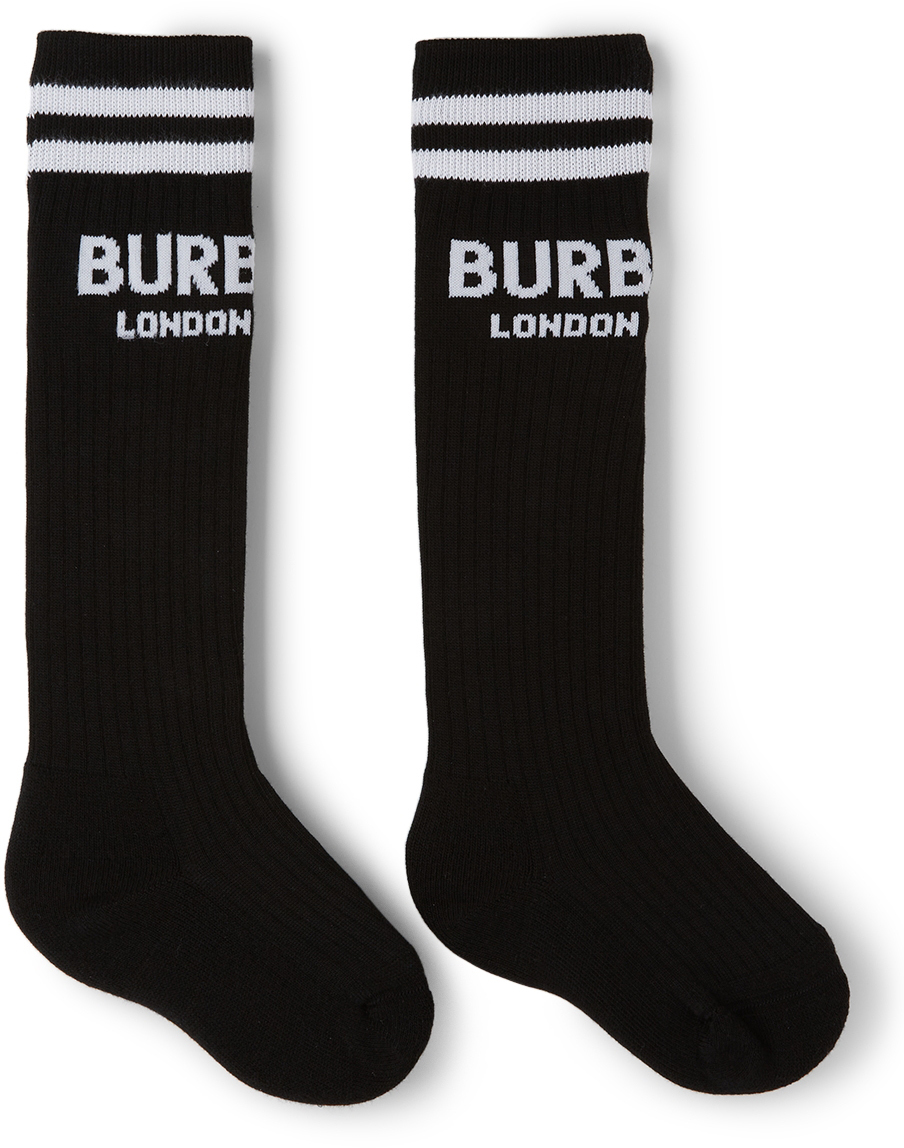 Burberry Kids Two-Pack Logo Socks Burberry