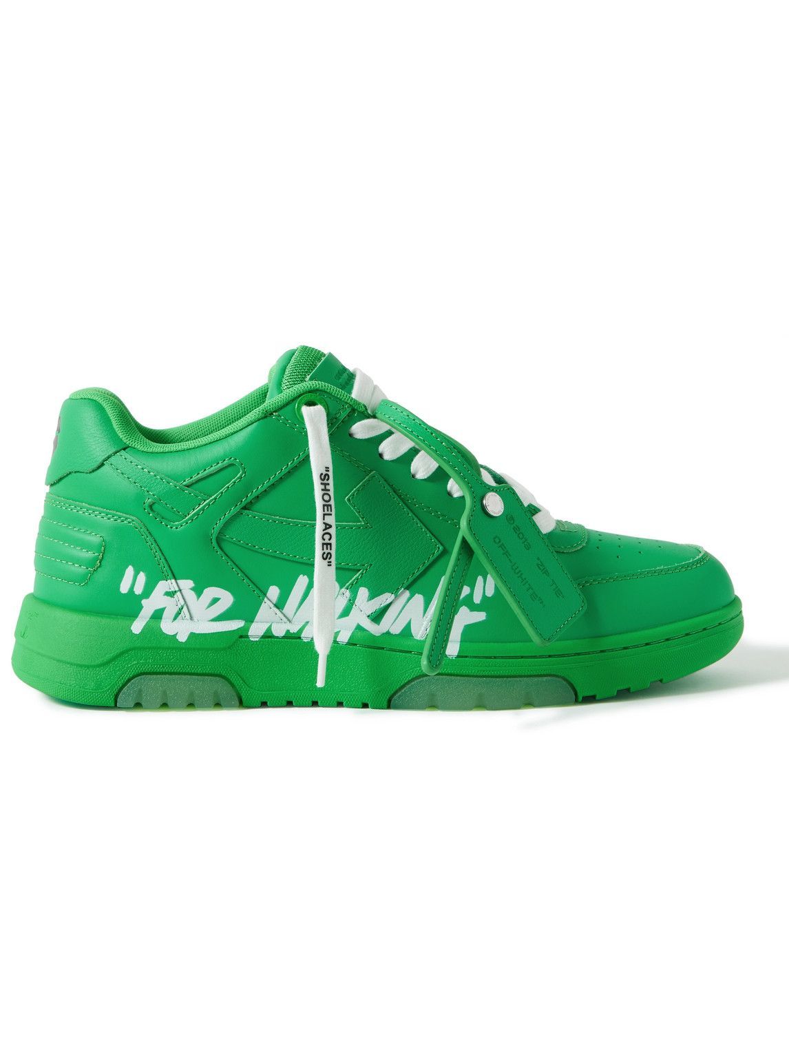 offwhite green and black
