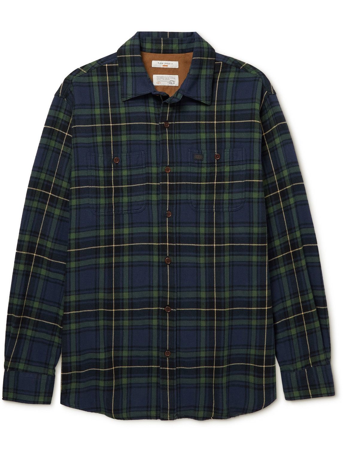 nudie jeans flannel shirt