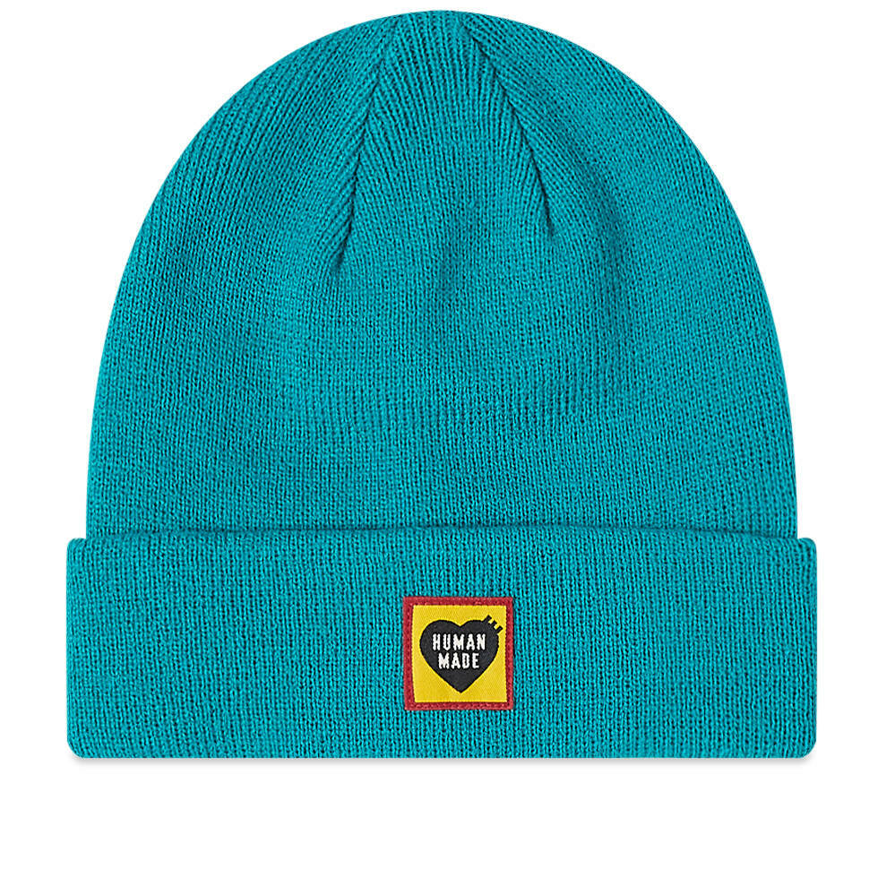 Human Made Men's Heart Beanie in Blue Human Made