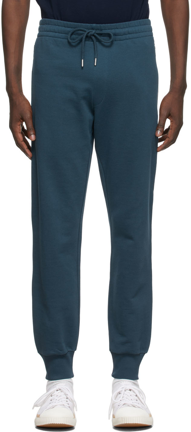 Dries Van Noten Blue French Terry Lounge Pants Dries Van Noten