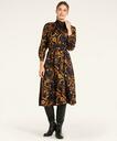 Brooks Brothers Women's Belted Rope Print Dress | Navy