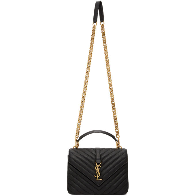 ysl medium college bag black