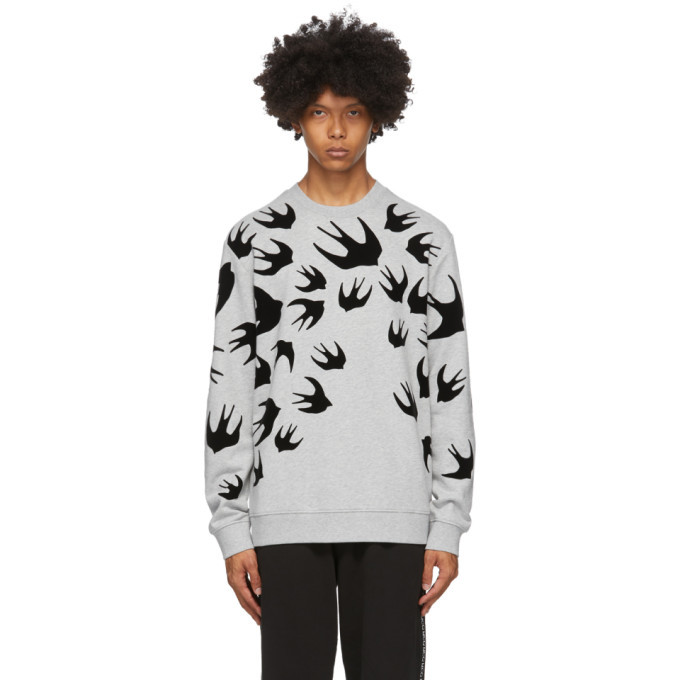 mcq swallow sweatshirt black