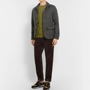Oliver Spencer - Fishtail Cotton-Corduroy Trousers - Men - Brown