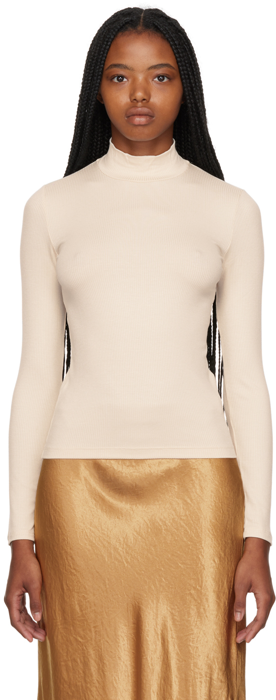 off white mock turtleneck