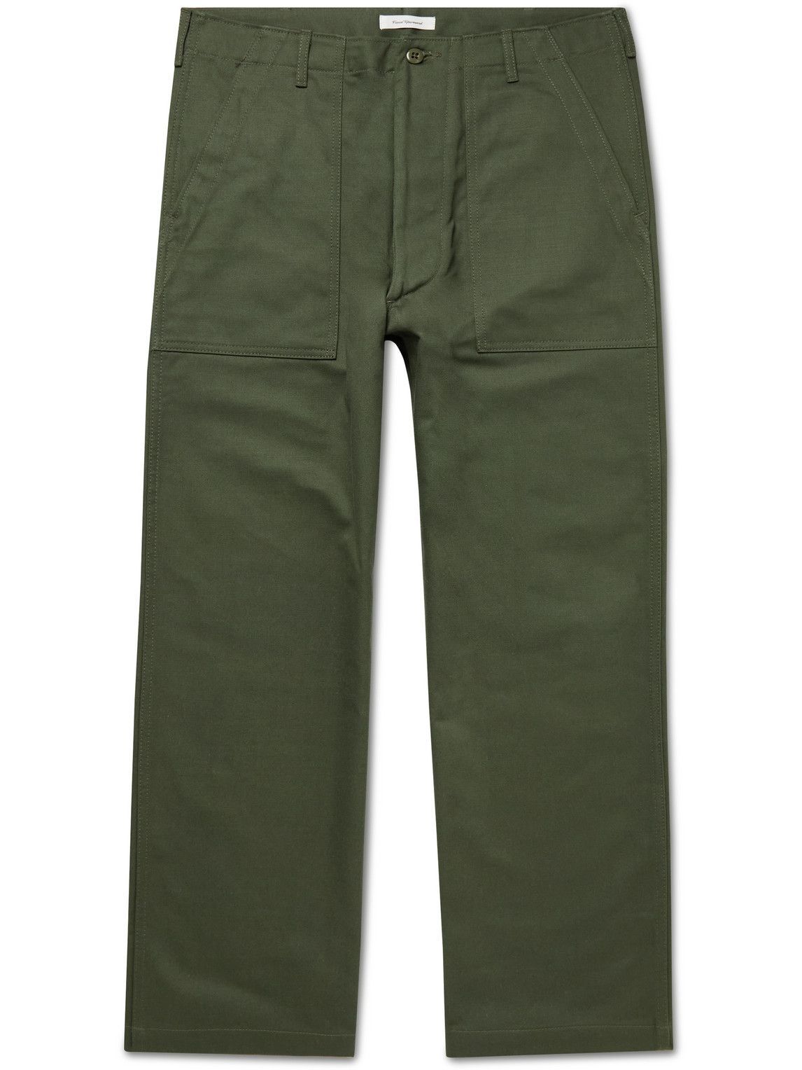 WTAPS - WMill Straight-Leg Cotton-Twill Trousers - Green WTAPS