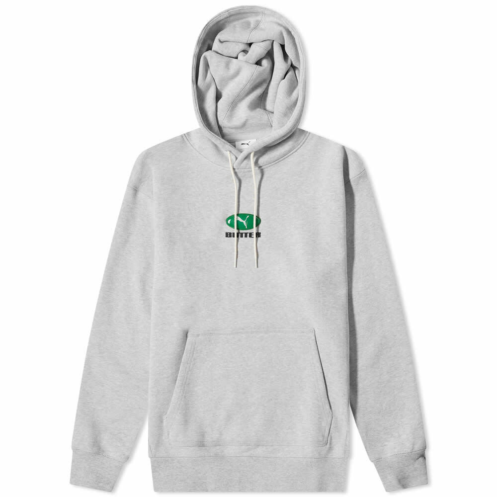 Puma x Butter Goods Hoody in Light Grey Heather Puma