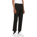 032c Black Straight Fit Trousers
