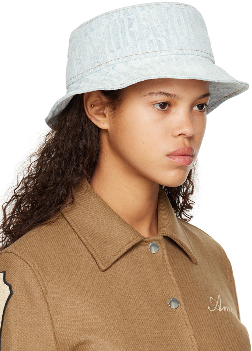 Amiri Unisex's Crystal-embellished Bouclé Bucket Hat