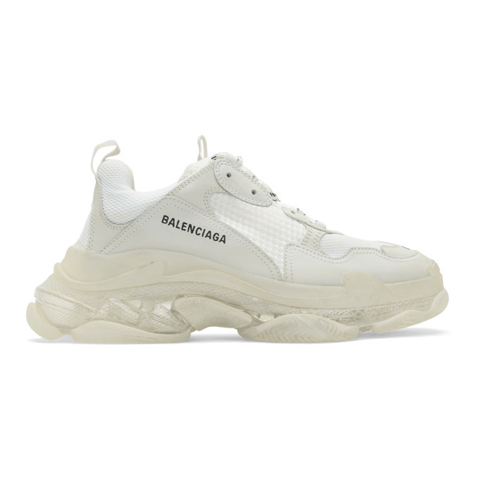 Balenciaga Off-White Triple S Sneakers Balenciaga